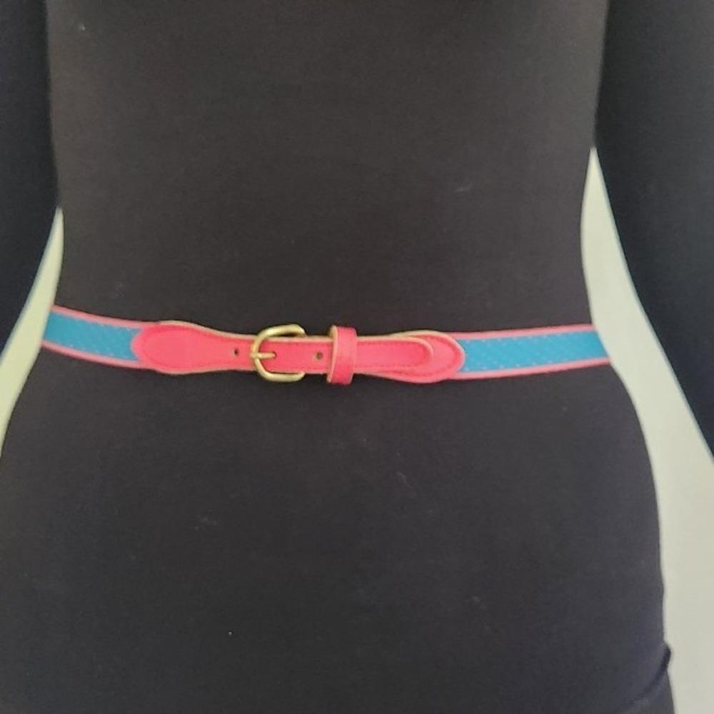80s‎ Pink and Blue Stretchy Belt
